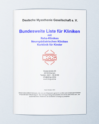 Bundesweite Liste für Kliniken mit Neuropädiatrischen Kliniken, Reha Kliniken und einer Kurklinik für Kinder